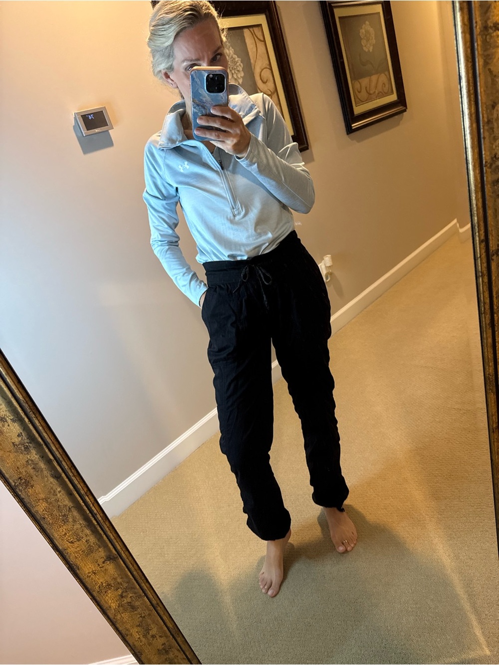 The North Face Black Drawstring hiking Joggers